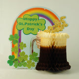 St. Patrick's Day Tissue Mug Hanging Decoration 11" | Paper Fantasies