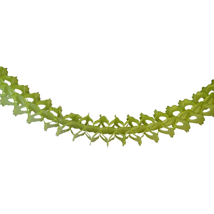 Paper Fantasies 12' Tissue Garland Sage Green Paper Fantasies