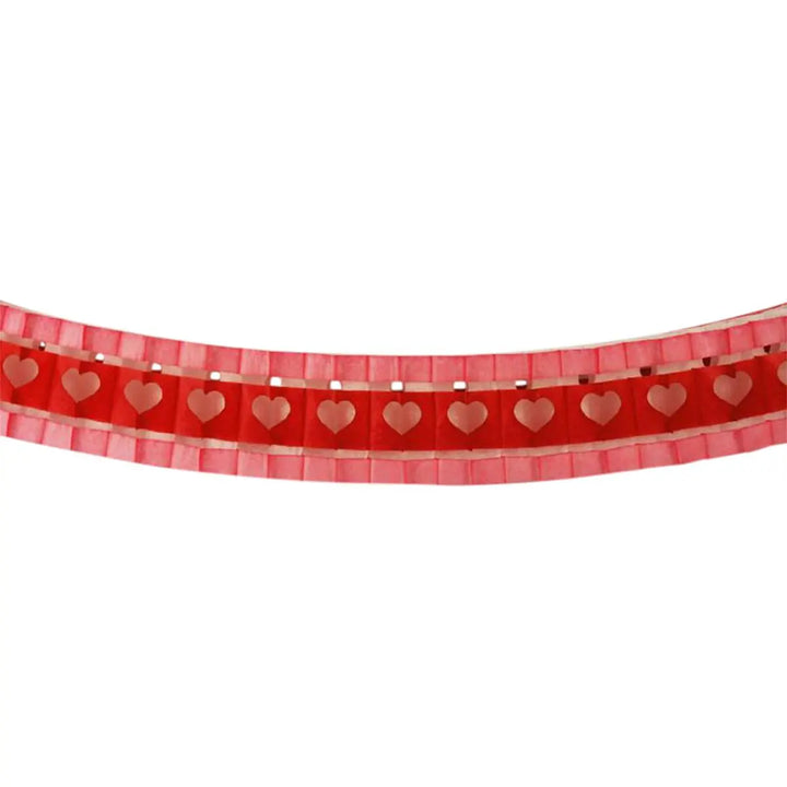 Paper Fantasies 91698 12' Hearts Garland Paper Fantasies