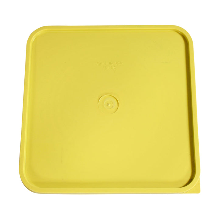 Parade Plastics Sun Yellow Square Lid for 6 and 8 Quart Storage Container Parade Plastics