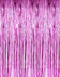 Party Time 4055-Cerise 3' x 8' Pink Metallic Curtain