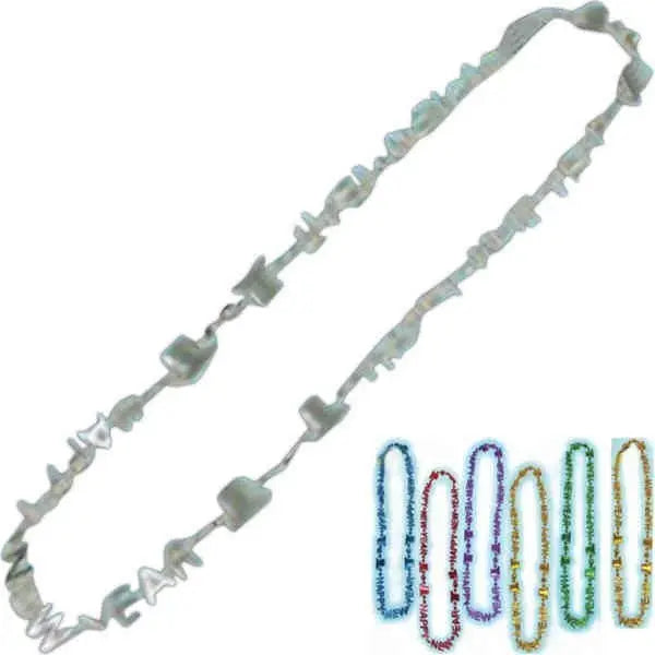 Party Time 8566-25 SILV Silver H.N.Y. Beads Party Time