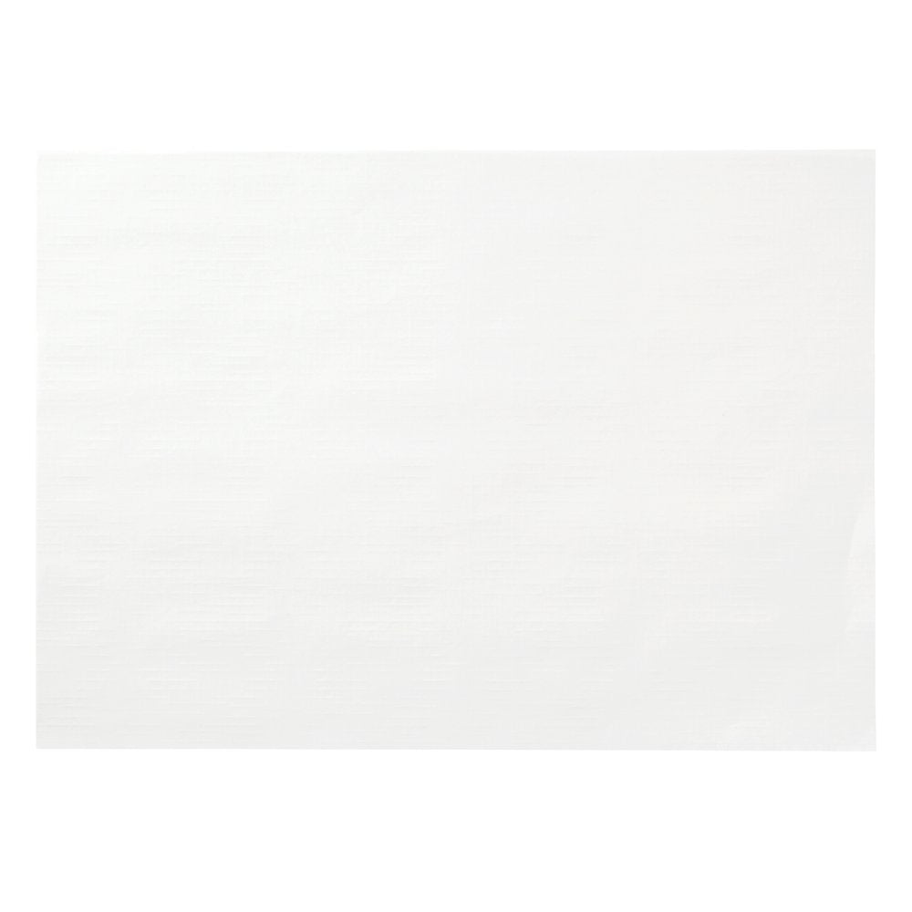 Paterson PG01011 10" X 14" White Straight Edge Placemats