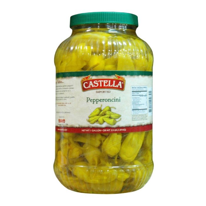 Pepperoncini Peppers 1 Gallon Castella Imports