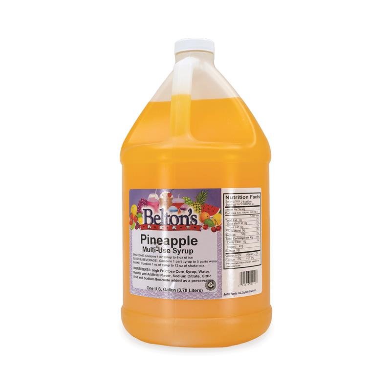 Pineapple Gallon Syrup/Drink Mix