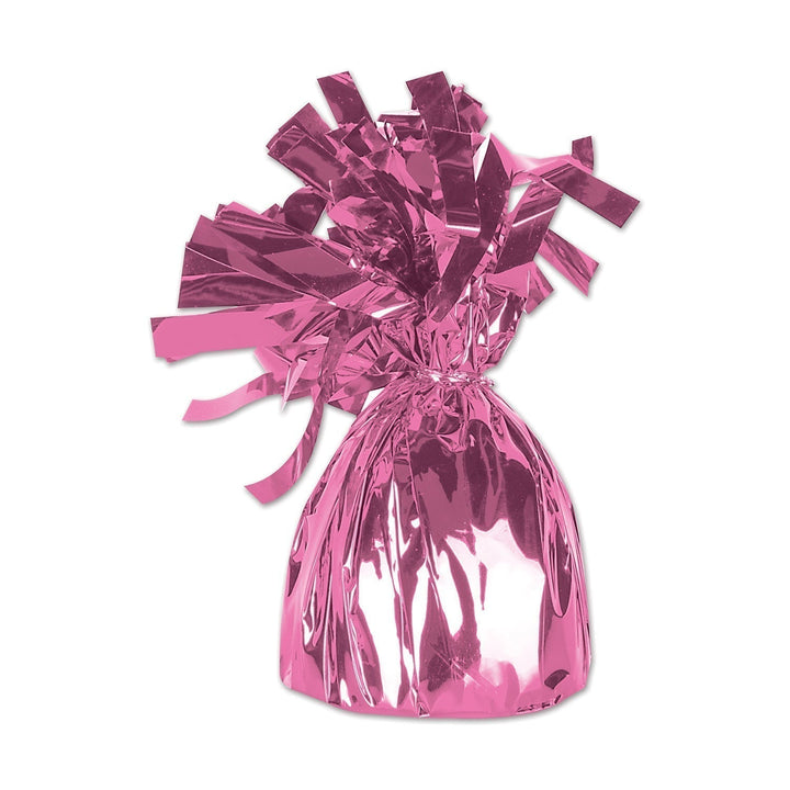 Beistle Pink Metallic Wrapped Balloon Weight (50804) Beistle