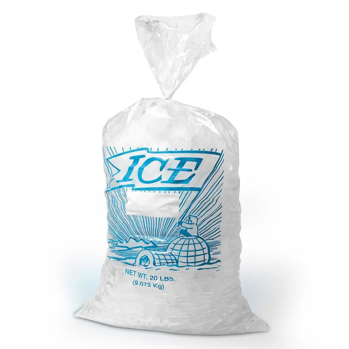 Poly Bag 10# Printed Ice Bag H12PMET 1,000/Case Elkay Plastics
