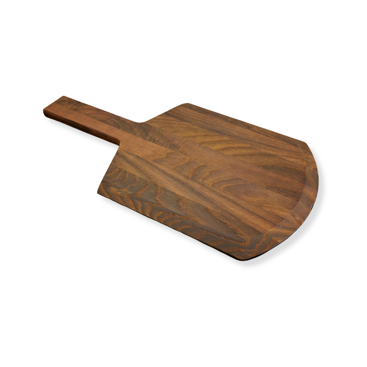 American Metalcraft AW814 9" x 8" Blade Ash Wood Short Handle Serving Peel American Metalcraft