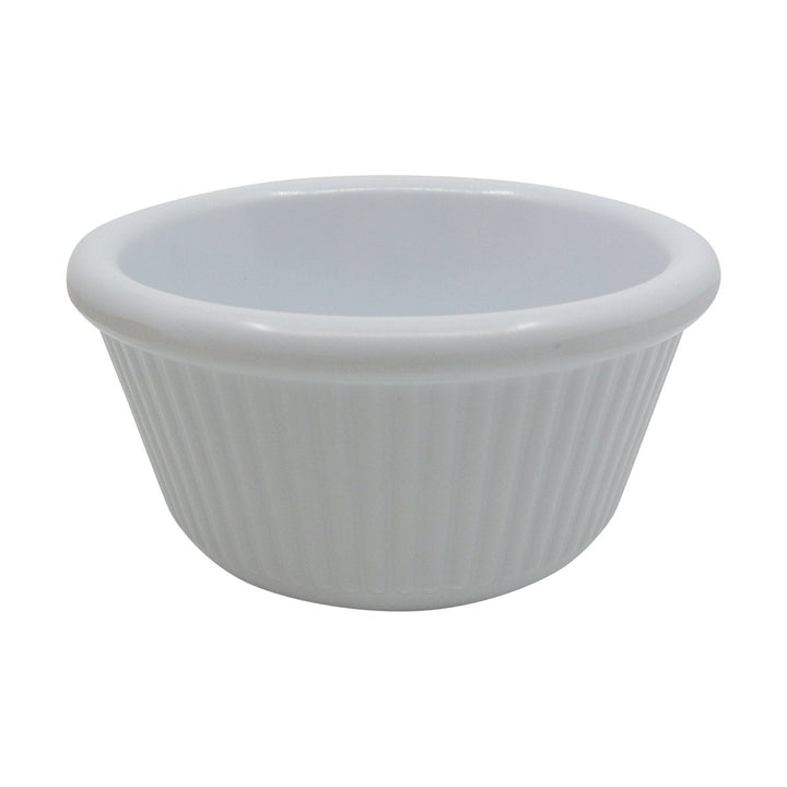 Prolon 9287-WT White Fluted Ramekin 4 oz Prolon