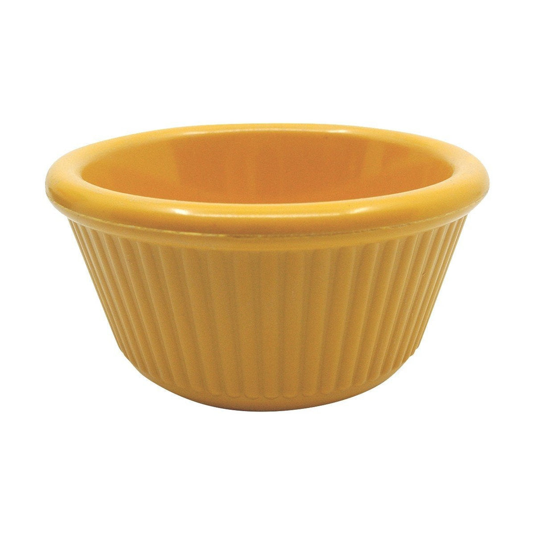 Prolon 9287-Y Maize Yellow Fluted Ramekin 4 oz