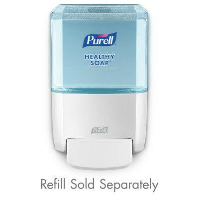 Purell GOJO 5030-01 ES4 Push-Style White Graphite Soap Dispenser GOJO