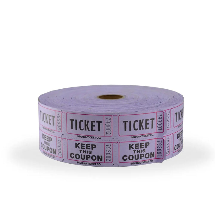 Purple Double Raffle Tickets 2000/Roll ShopAtDean