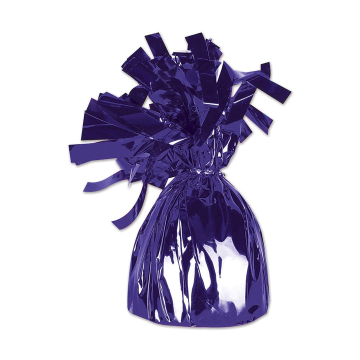 Beistle Purple Metallic Wrapped Balloon Weight (50804) Beistle
