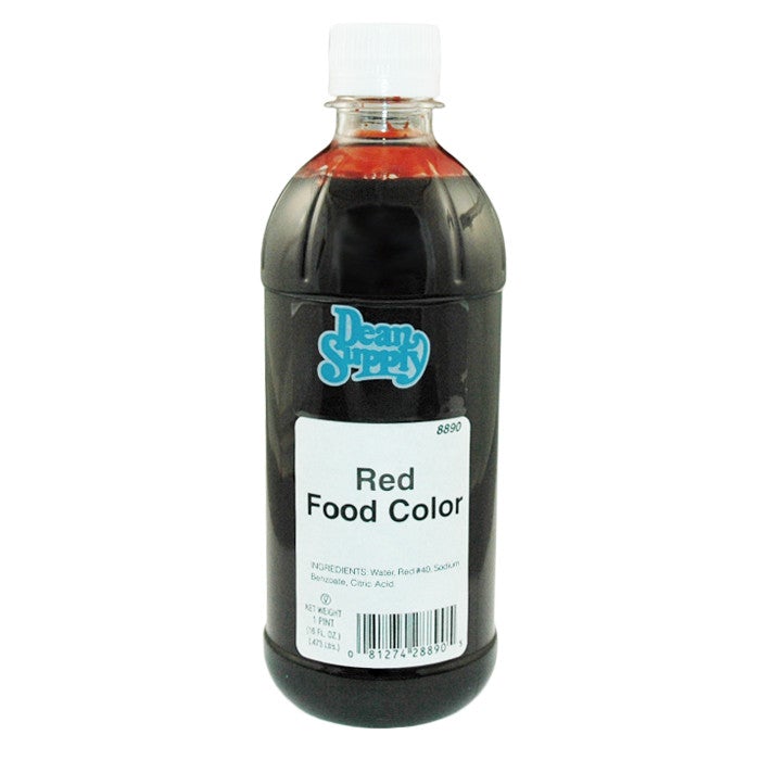 Red Food Coloring 16 Oz Bottle