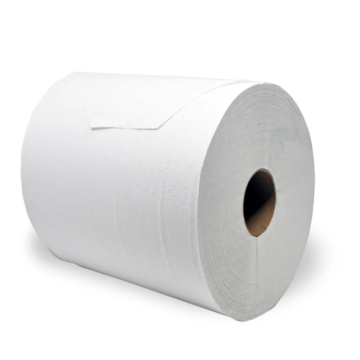 Roll Towel 8" X 600' White (6 Rolls/Case) ShopAtDean