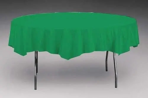 Creative Converting Round Emerald Green 82" Paper Table Covers Creative Converting