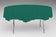 Creative Converting Round Hunter Green 82" Plastic Table Covers