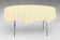 Creative Converting Round Ivory 82" Paper Table Covers