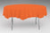 Creative Converting Round Sunkissed Orange 82" Plastic Table Covers