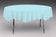 Creative Converting Round Pastel Blue 82" Plastic Table Covers