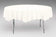 Creative Converting Round White 82" Plastic Table Covers