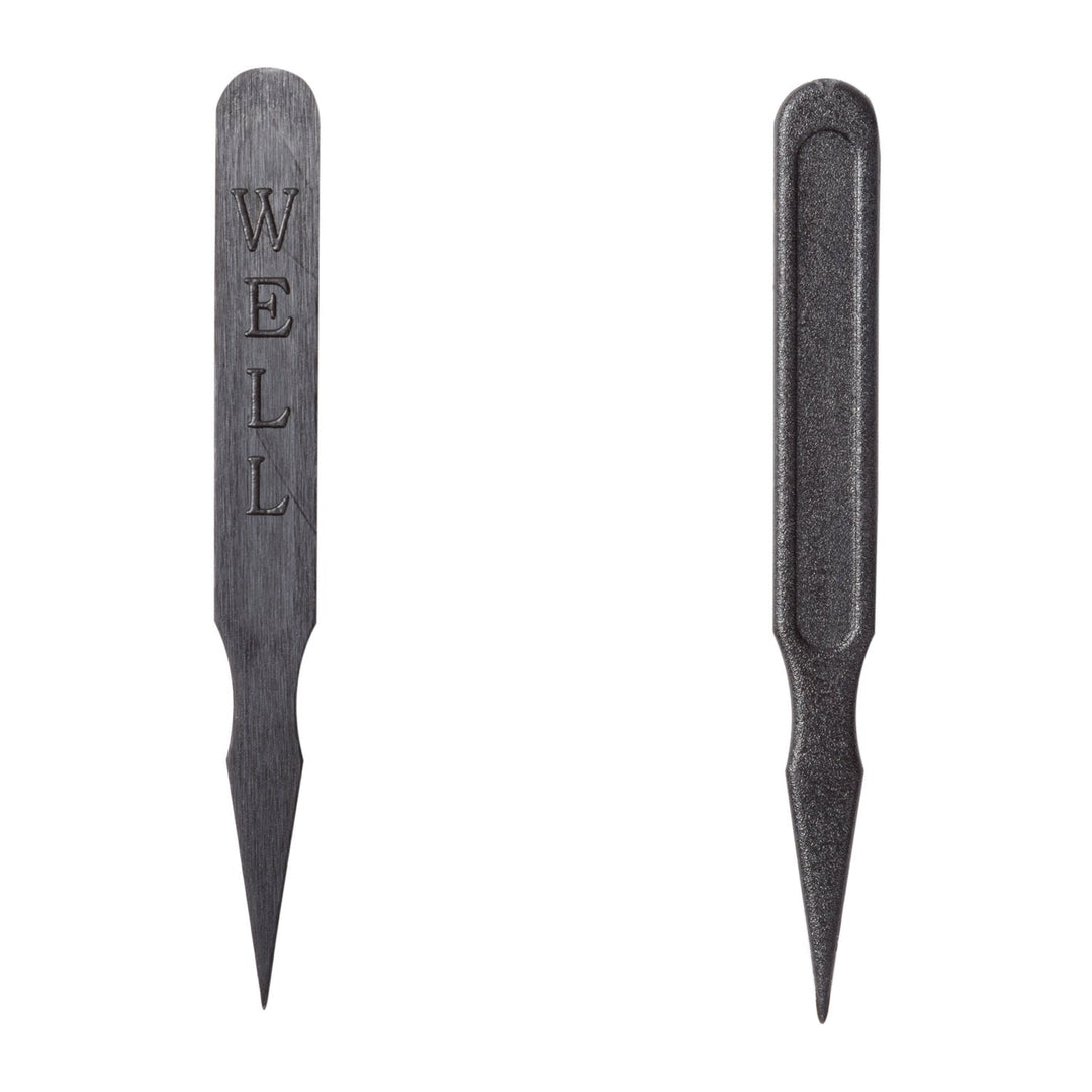 AmerCareRoyal Paper RP145E5 Black Plastic Well Steak Marker AmerCareRoyal