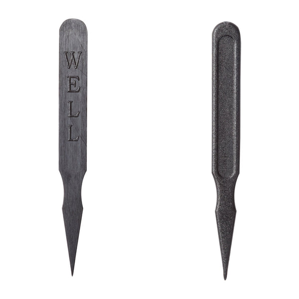 AmerCareRoyal Paper RP145E5 Black Plastic Well Steak Marker AmerCareRoyal
