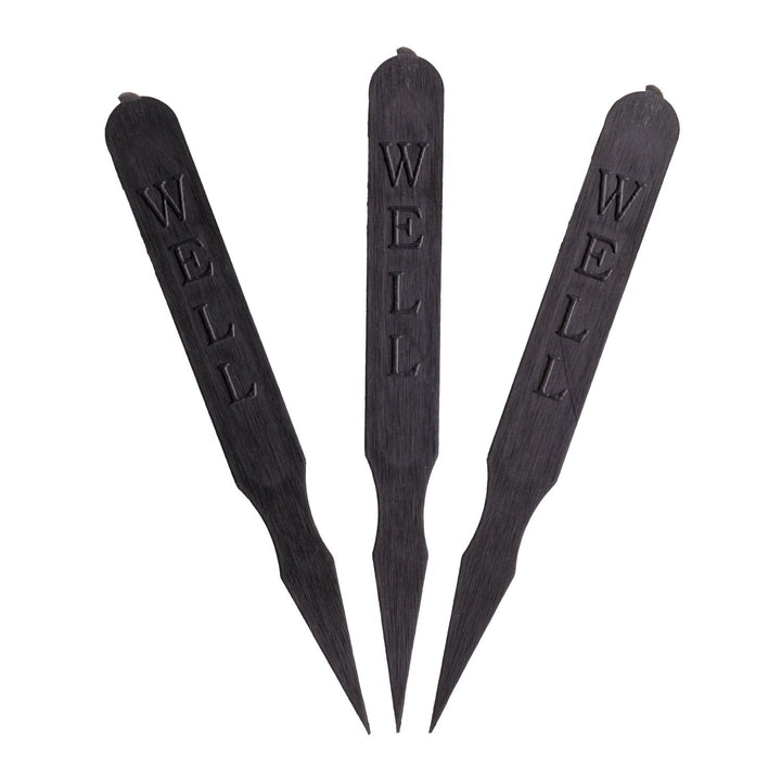 Royal Paper RP145E5 Black Plastic Well Steak Marker