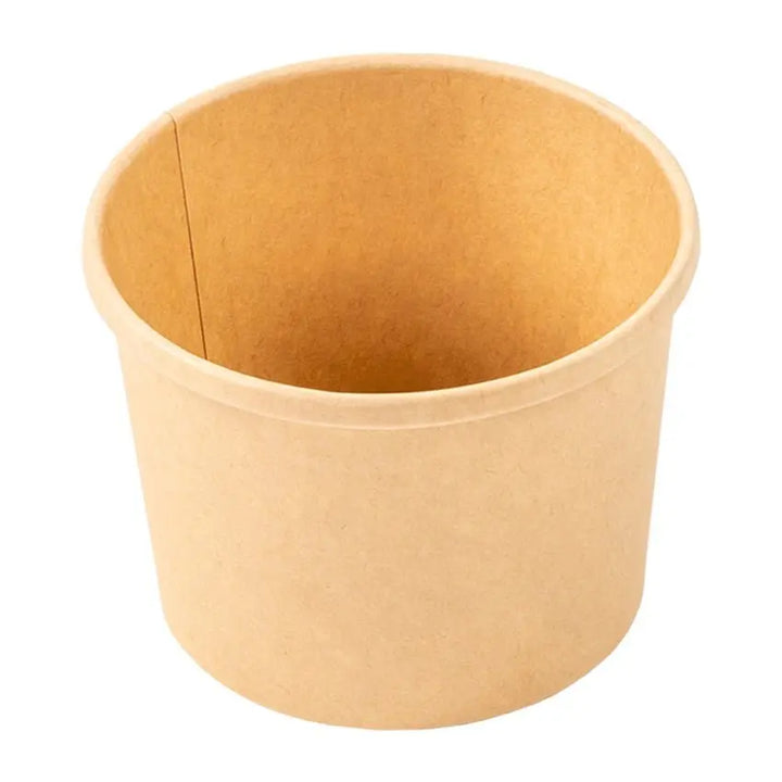 Royal PFC12NCOM 12 Oz Kraft Paper Food Container with LidShopAtDean