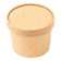 AmerCareRoyal PFC12NCOM 12 Oz Kraft Paper Food Container with Lid