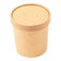 AmerCareRoyal PFC16NCOM 16 Oz Kraft Paper Food Container with Lid