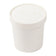 AmerCareRoyal 16 oz White Paper Food Container with Lid
