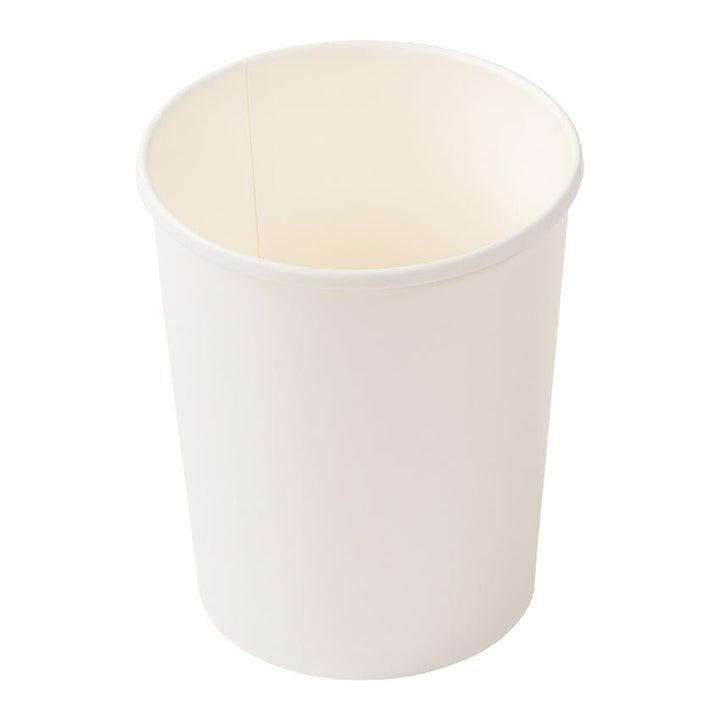 Royal PFC32WCOM 32 oz White Paper Food Container with Lid