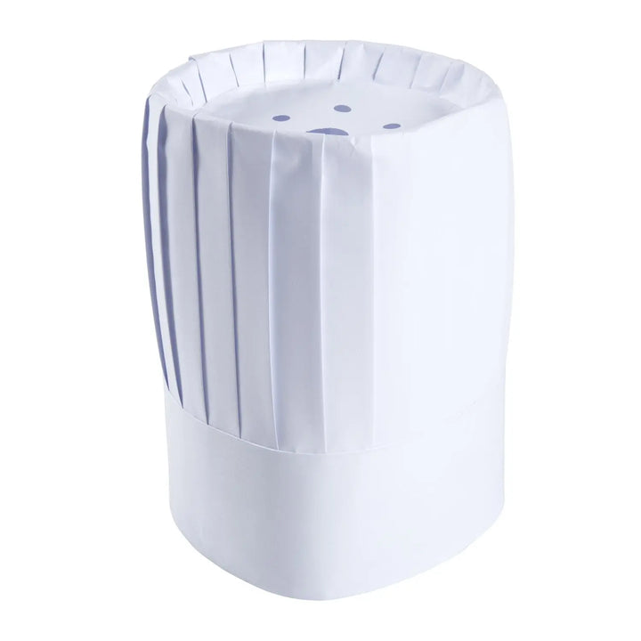 Royal RCH10 10" Pleated Paper Chef Hat With Comfort Band 24/Case AmerCareRoyal