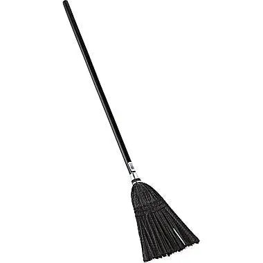 Rubbermaid 2536 Lobby Dust Pan Broom Black Rubbermaid