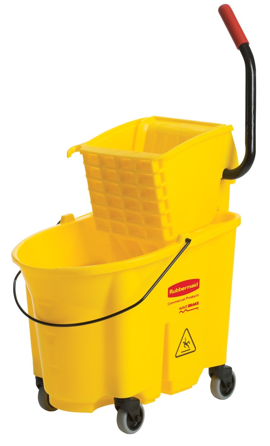 Rubbermaid 7580-88 35 Quart Yellow Mop Bucket & Wringer Combo