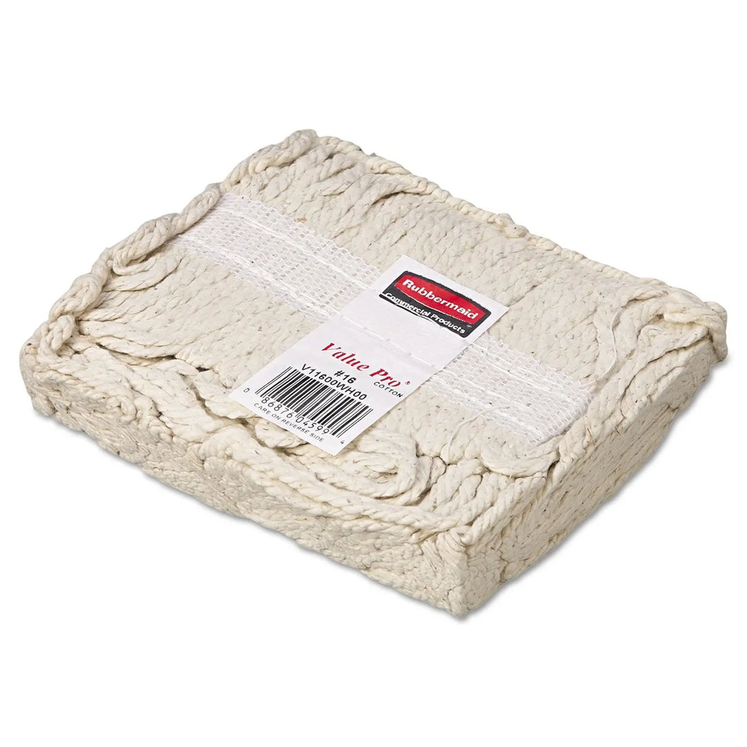 Rubbermaid V116 #16 Mophead/Cotton White Rubbermaid