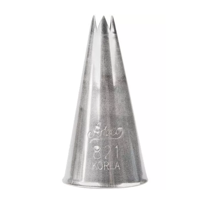 Ateco 821 SS Star Pastry Decorating Tip 3/16" Ateco