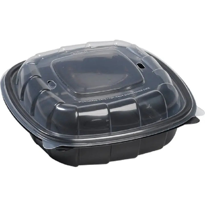 Sabert 1000728 8X8X2.5 Hinged Container 138/Case Sabert