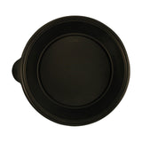 Sabert 77132B300 Fastpac 32 Oz Black Round Bowl