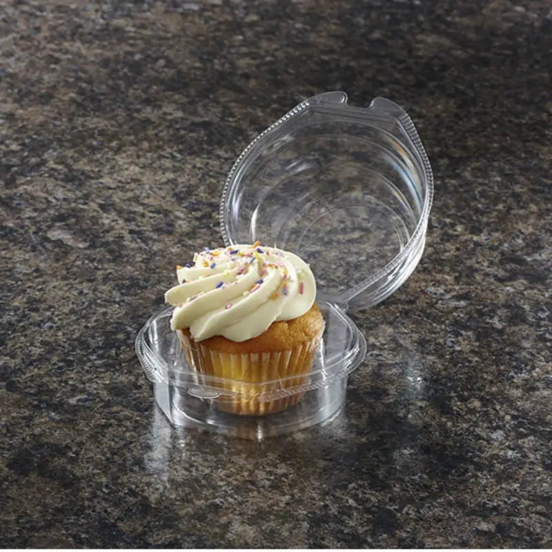 Sabert KP101 Single Jumbo Clear Cupcake Container