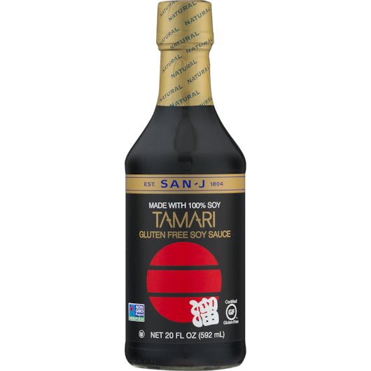 San-J International Tamari Black Soy Sauce Gluten-Free 20 oz ShopAtDean