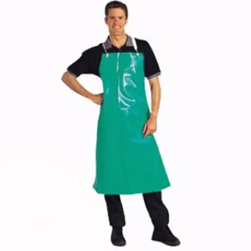 San Jamar 20 Mil Green Vinyl Apron San Jamar