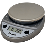 San Jamar SCDGP11M 11# x 0.1 Oz Round Professional Digital Scale Metallic
