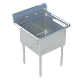Sapphire SMS1818 1 Compartment Sink 23" x 23.5" x 45"ShopAtDean