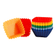 Set of 12 Square Mini Silicone Baking Cups