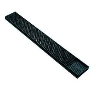 Spill-Stop 160-02 Black Bar Mat 3.25" x 24" Spill-Stop