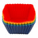 Square Baking Cups Non-Stick Silicone 6/Set