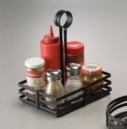 Square Flat Coil Condiment Rack (FWC68)