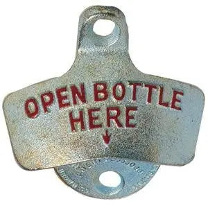 Star X Cast Iron Bottle Opener (13-300) Spill-Stop